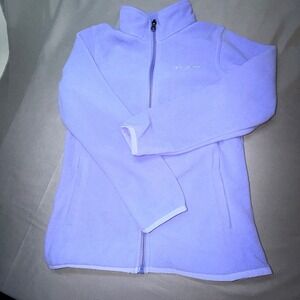 Yingjielide Kids Lavender Fleece Zip Up Jacket Size 11 12
